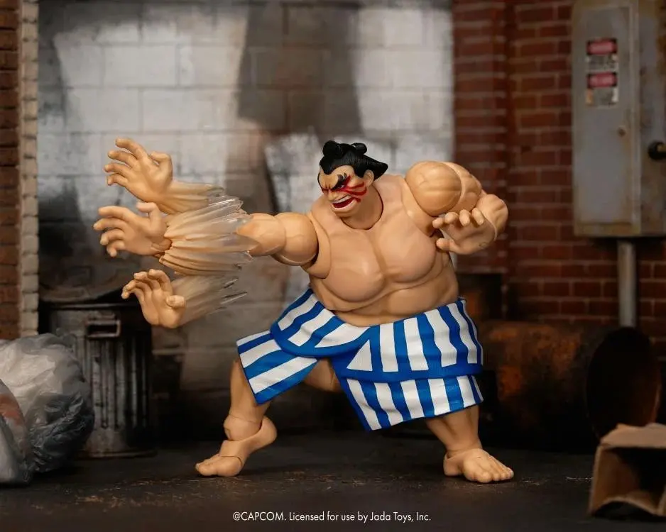 Pre-Order (Deposit) - Jada Toys Street Fighter E Honda Deluxe 1/12 Figure 1
