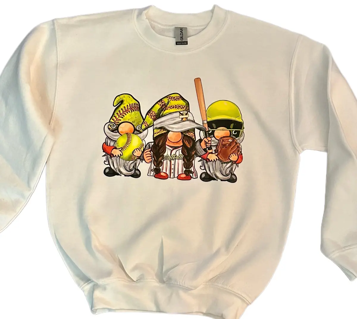 Youth Softball Gnome Sweatshirt 1