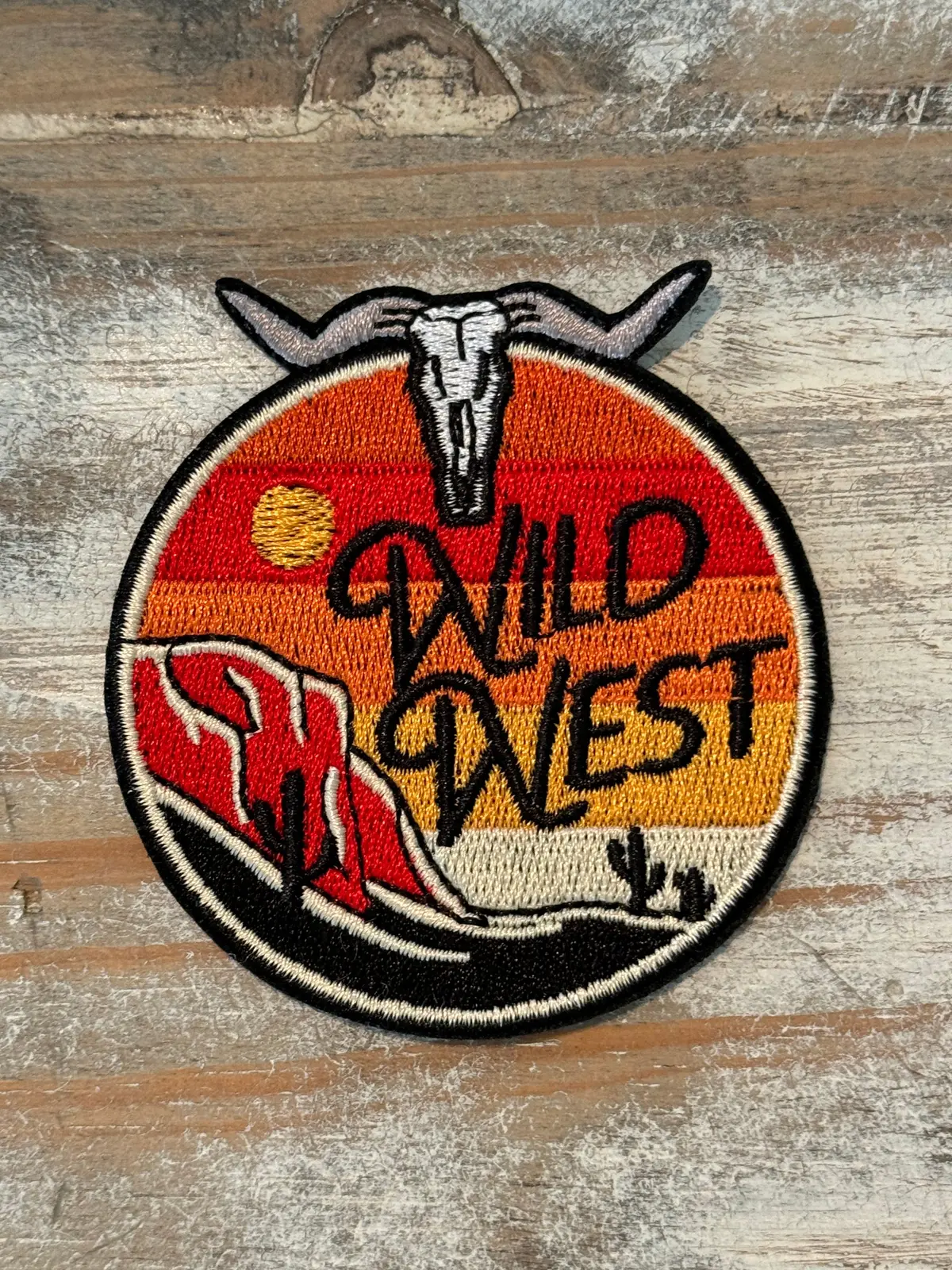 Wild West Iron On Patch 1