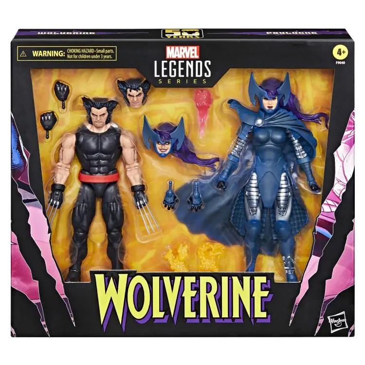 Marvel Legends Wolverine & Psylock (2 Pack) 6-Inch Figures 1