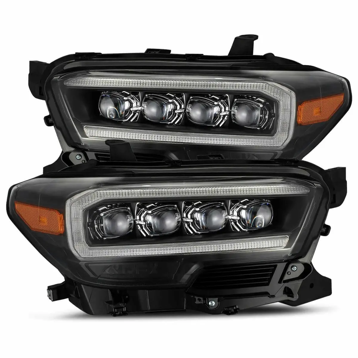 Nova-Series Led Projector Headlights | Amber/Clear Drl Fits 2016-2023 Toyota Tacoma 4