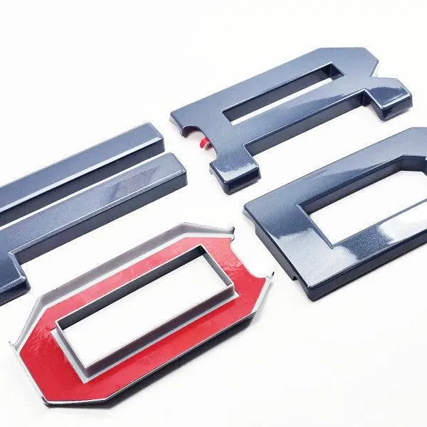 Upr Bronco Raptor Grille Letters For 2022+ Ford Bronco Raptor (Azure Gray) 1