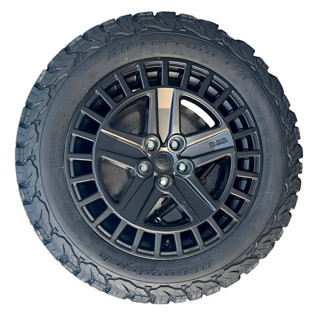 20X8.5" Alston Matte Black Alloy Wheel - 5X120 1