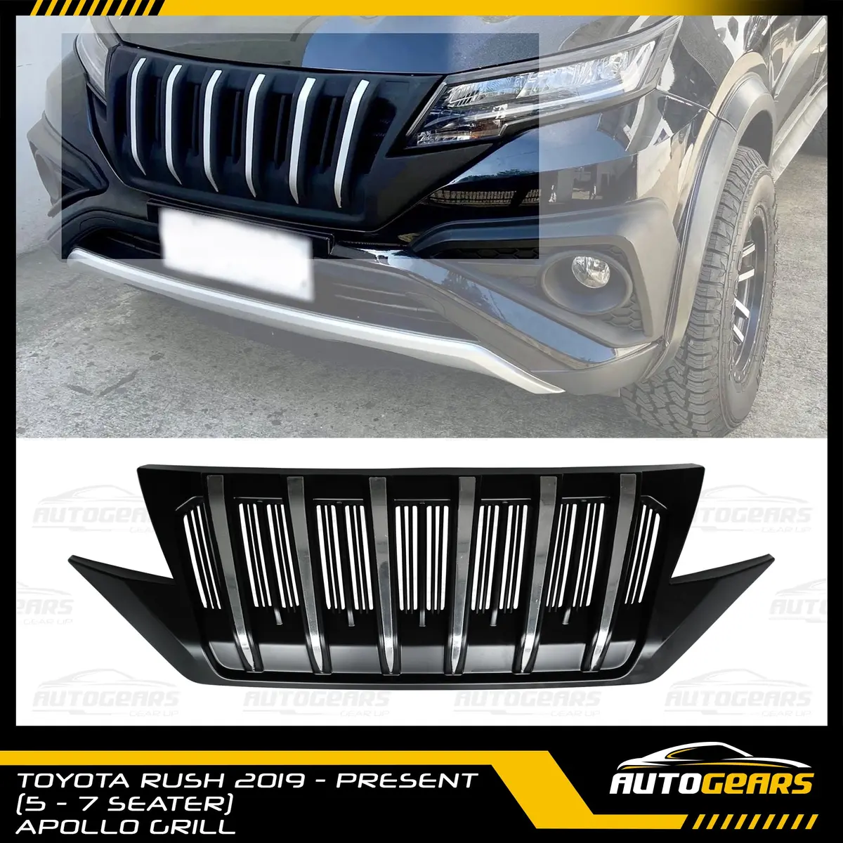 Toyota Rush (2018 - 2026) Apollo Grill 1