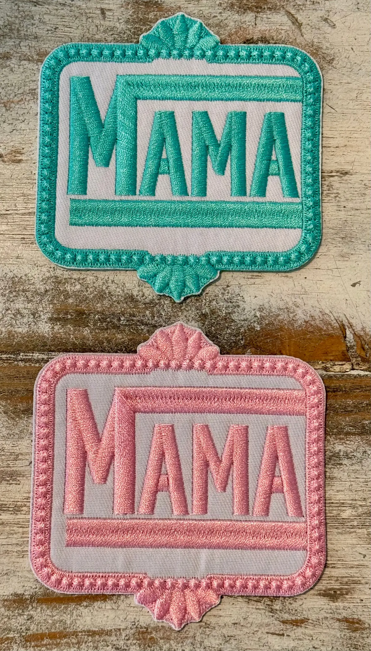 Large Mama Iron On Patches 1