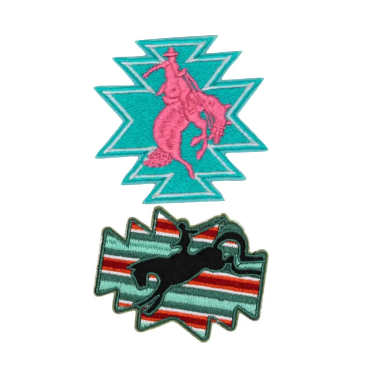 Rodeo Cowboy Iron On Patches 1