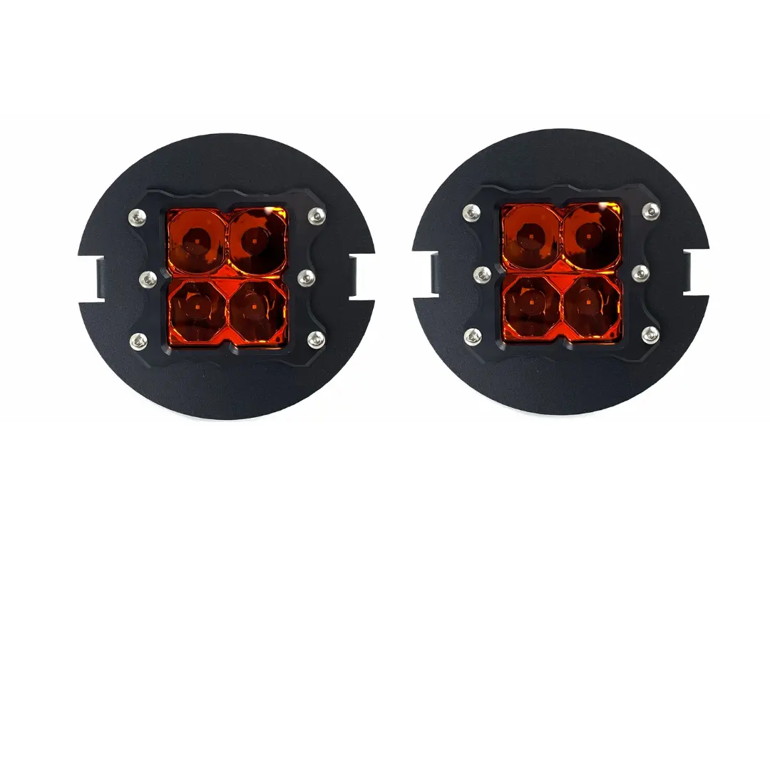 Fog  Light Kit - Amber Lens Fits 2005-2011 Toyota Tacoma 1