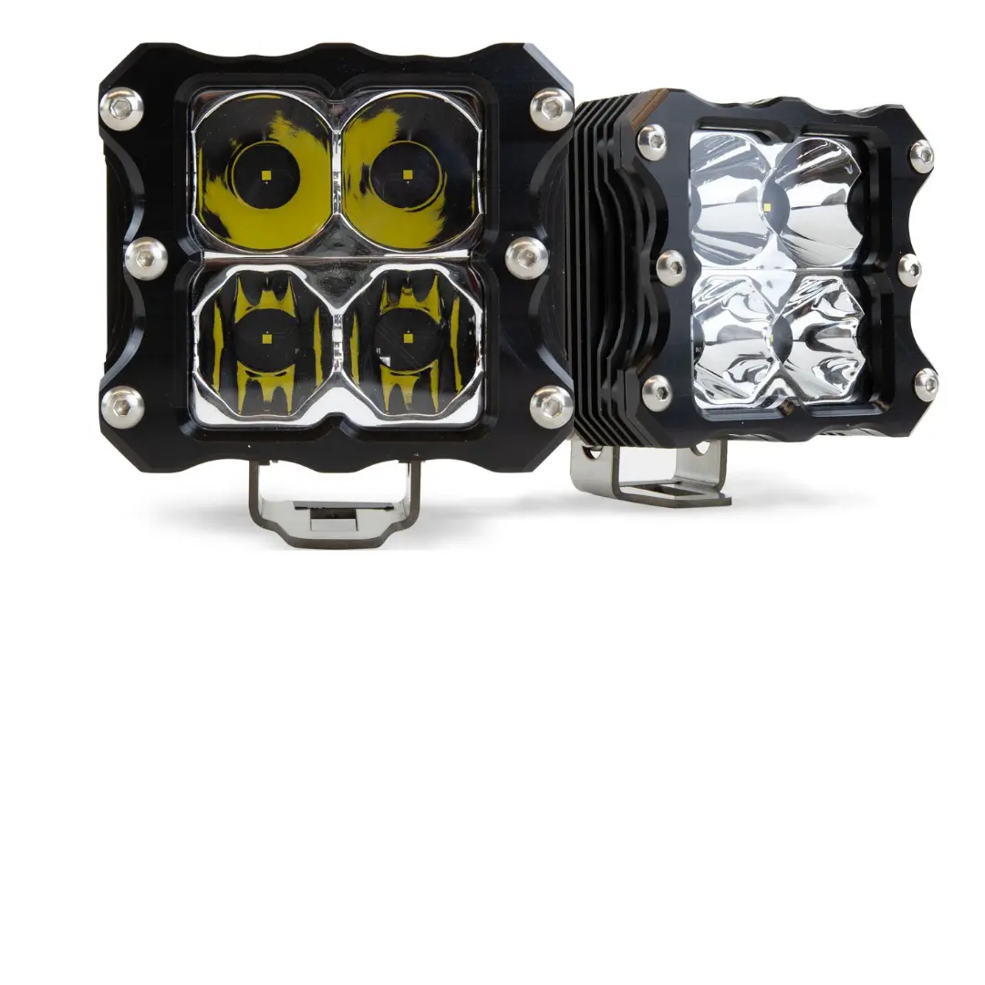 Quattro Clear Led Pod Light - 2 Pack 1