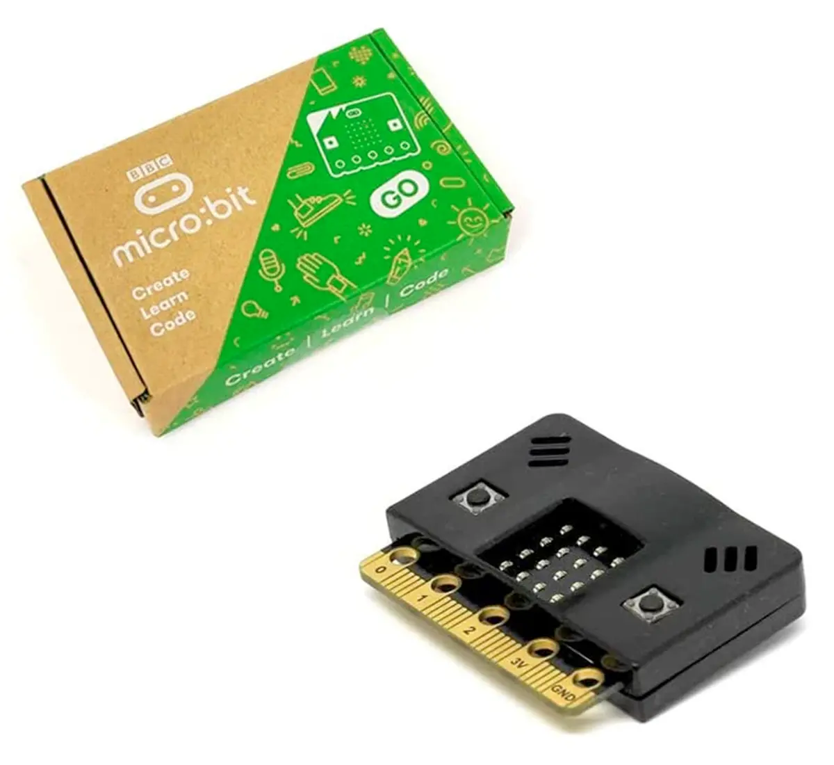 Bbc Micro:Bit V2 Go With Black Case 1