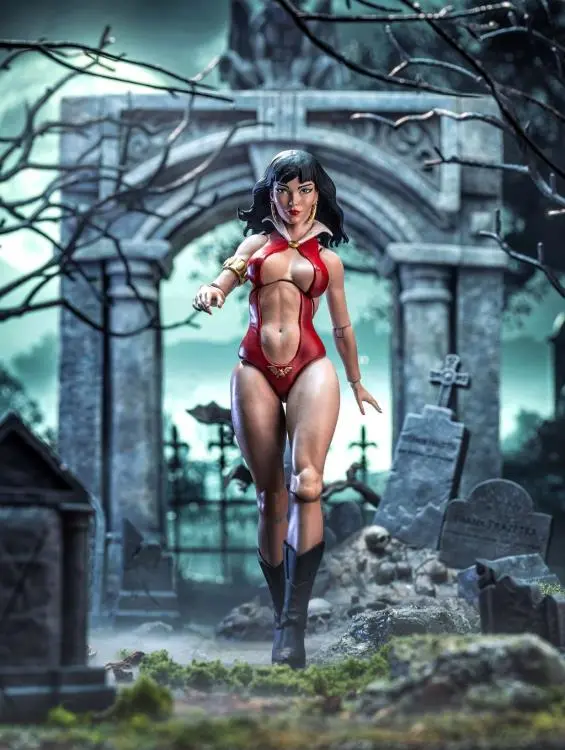 Frazetta Girls Icon Collectibles Vampirella 6-Inch Figure 1