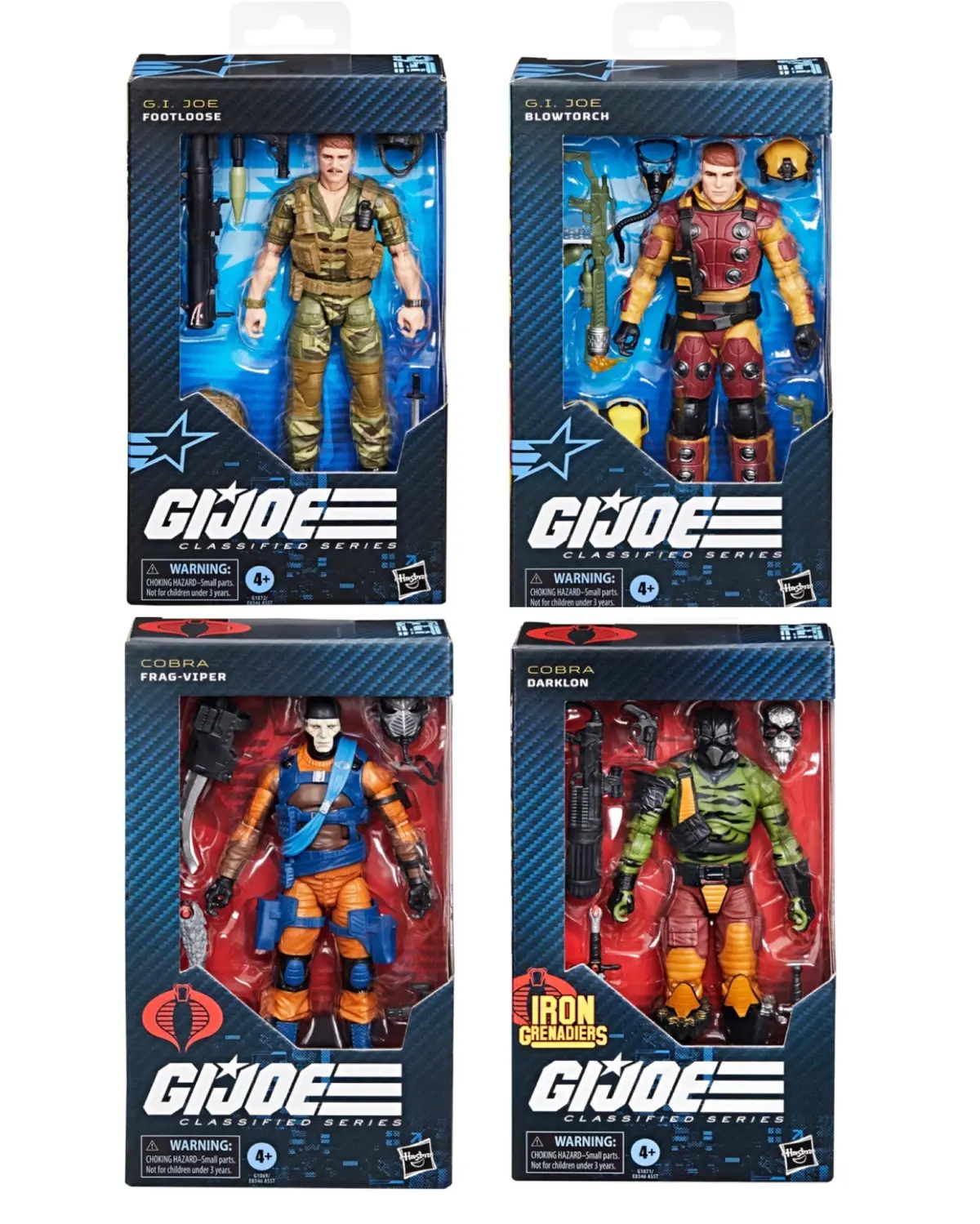 New This Week! Gi Joe Classified Wave 13 (4 Figure Set) 1