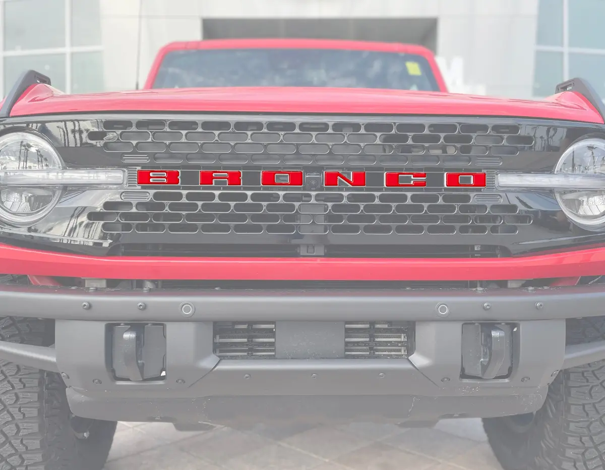 Tufskinz Front Grille Letter Overlays Fits 21+ Bronco 1