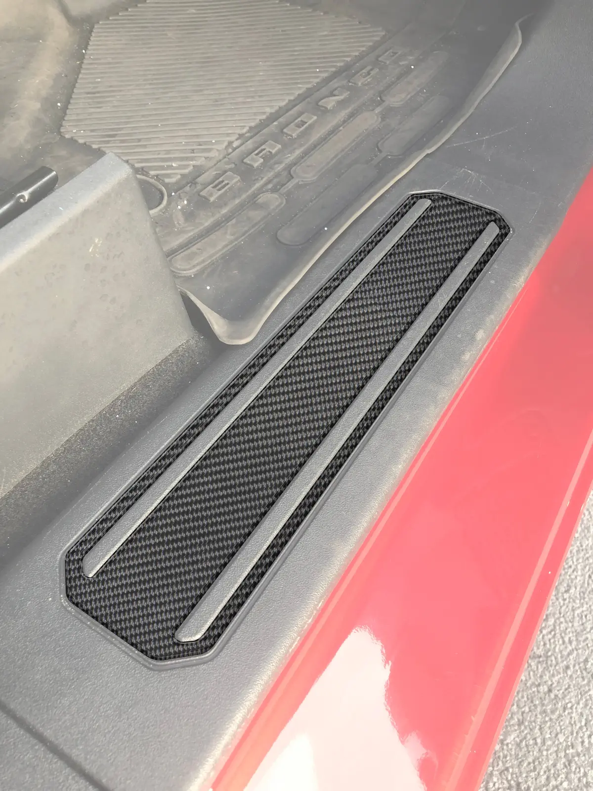 Tufskinz Door Sill Plate Overlays Fits 2021-2025 Ford Bronco 1