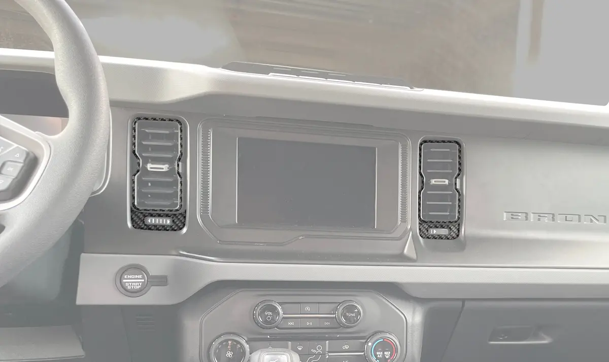 A.C. Vent Accent Trim Fits 2021-2025 Ford Bronco 1