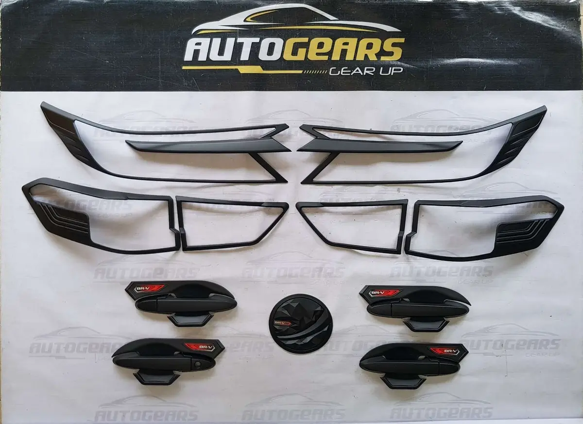 Honda Brv Br-V S V Vx (2023 - 2026) Matte Black Garnish Set V2 1