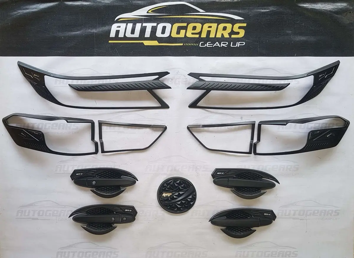 Honda Brv Br-V S V Vx (2023 - 2026) Matte Black Garnish Set V1 2