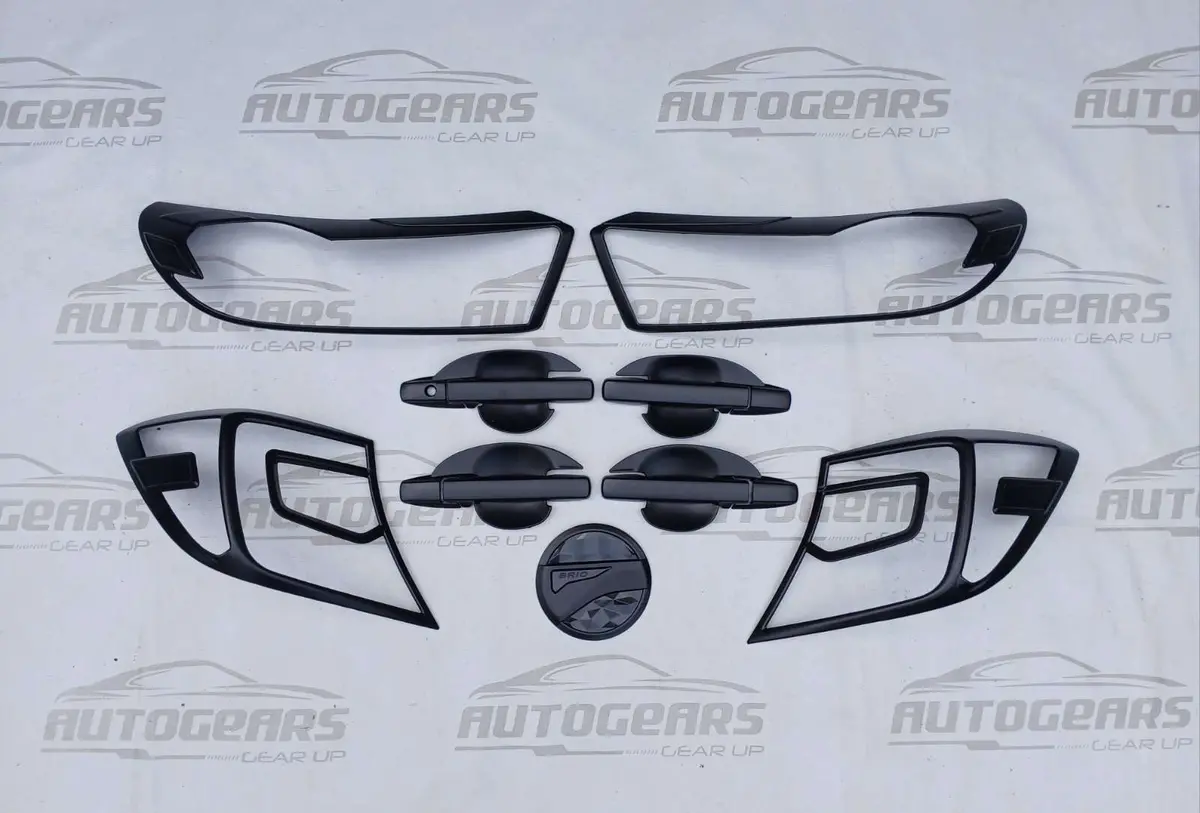 Honda Brio (2023 - 2026) Matte Black Garnish Set 1
