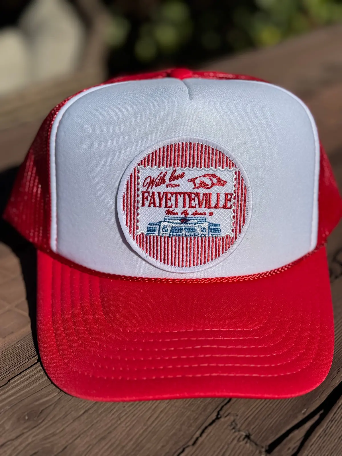 Fayetteville Arkansas Trucker Cap 1