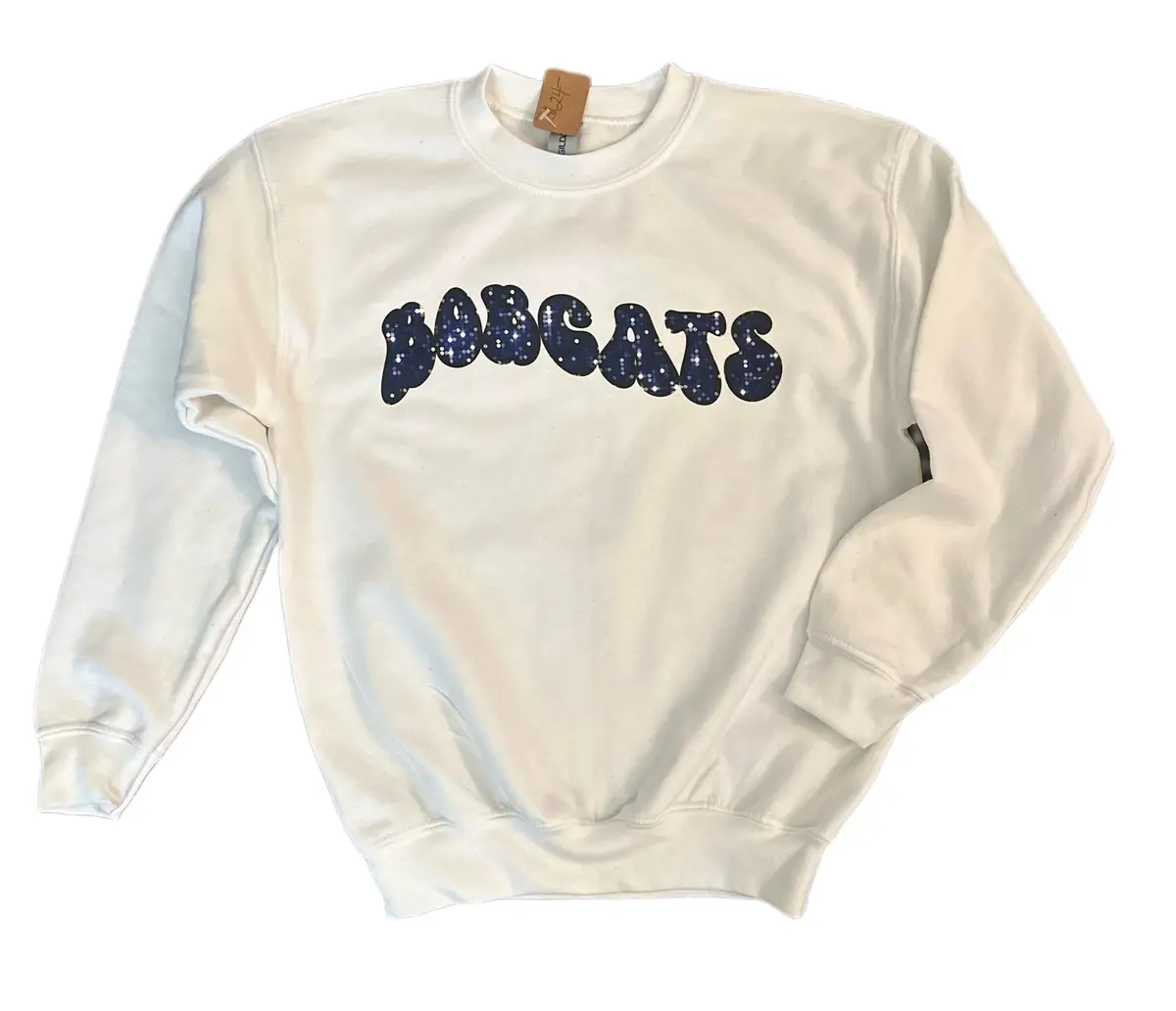 Youth Faux Glitter Bobcats Sweatshirt 1