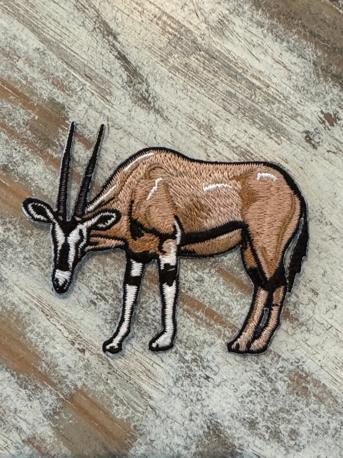 Antelope Oryx Iron On Patch 1