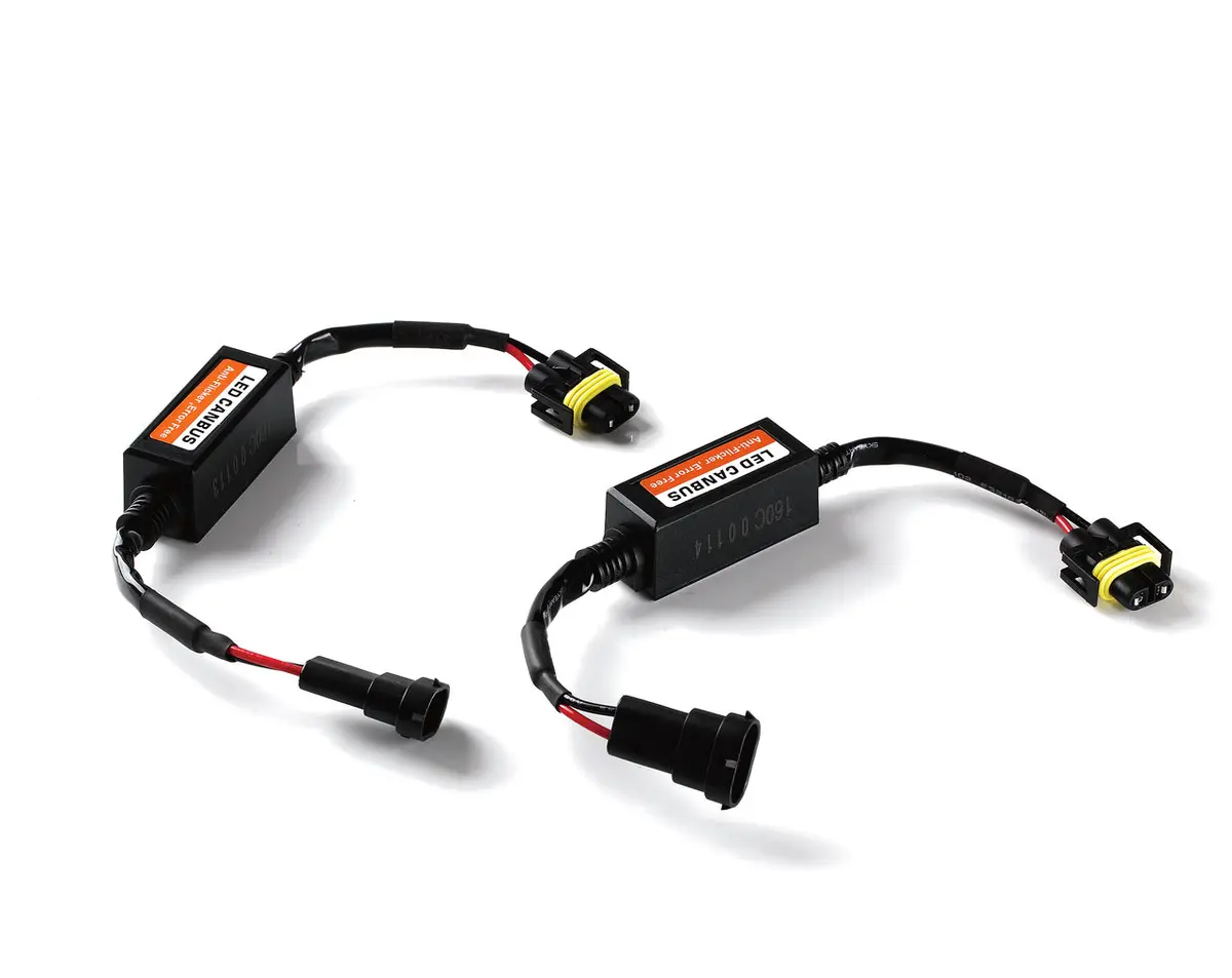 Jeep Wrangler Led Headlight Canbus Wiring Kit 1