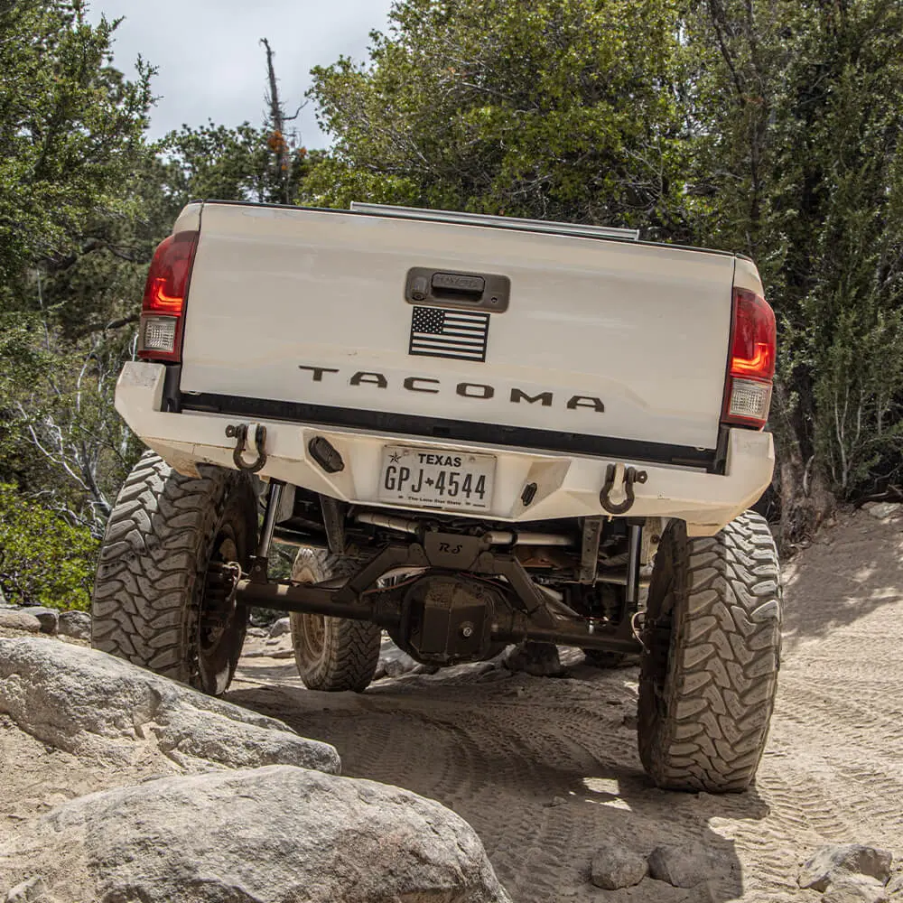 T3 High Clearance Classic Rear Bumper Fits 2016-2023 Toyota Tacoma 1