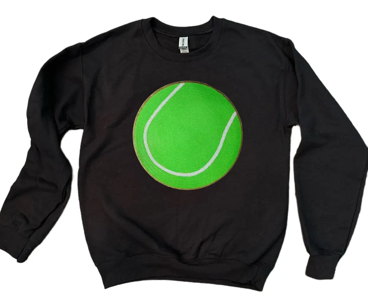 Sequin Tennis Sweatshirt (Various Colors) 1