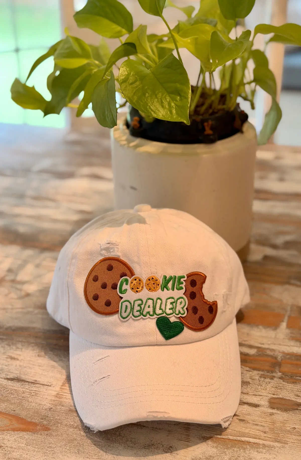 Girls Cookie Dealer Ponytail Hat 1