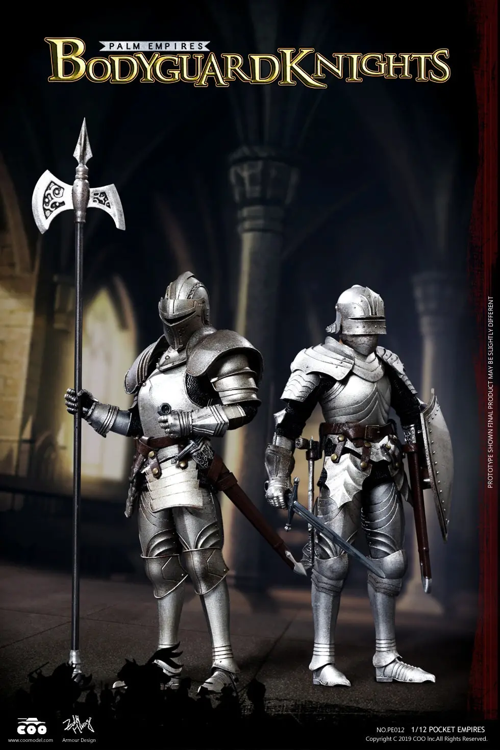 Palm Empires Bodyguard Knight 1/12 Scale Figure 2-Pack 1