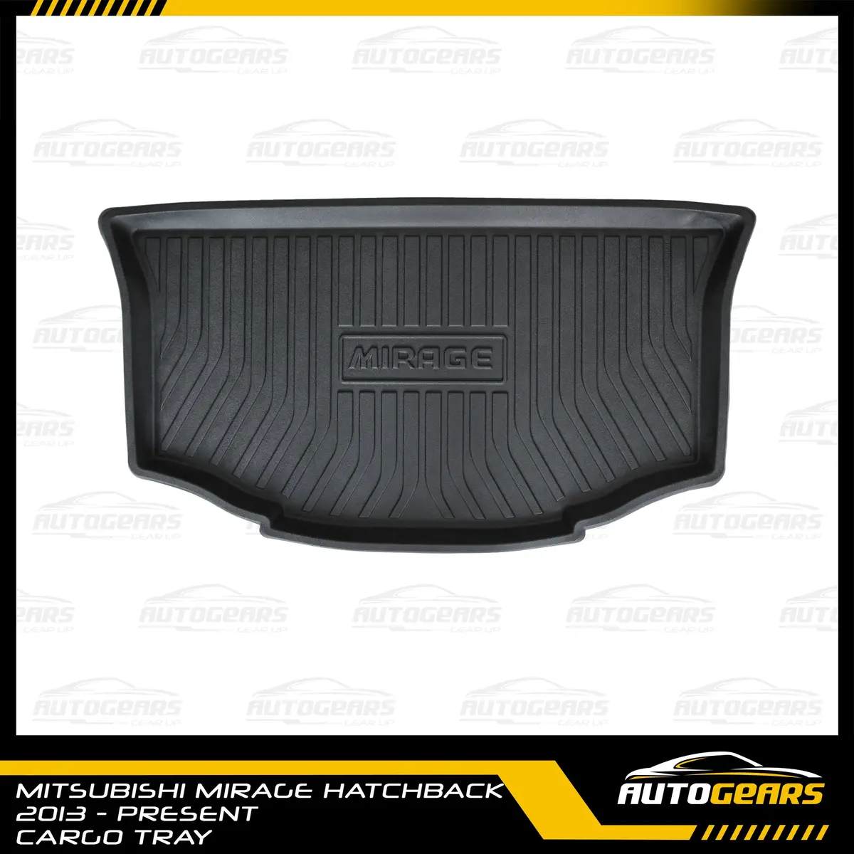 Mitsubishi Mirage Hatchback (2014 - 2026) Trunk Tray | Cargo Tray 1