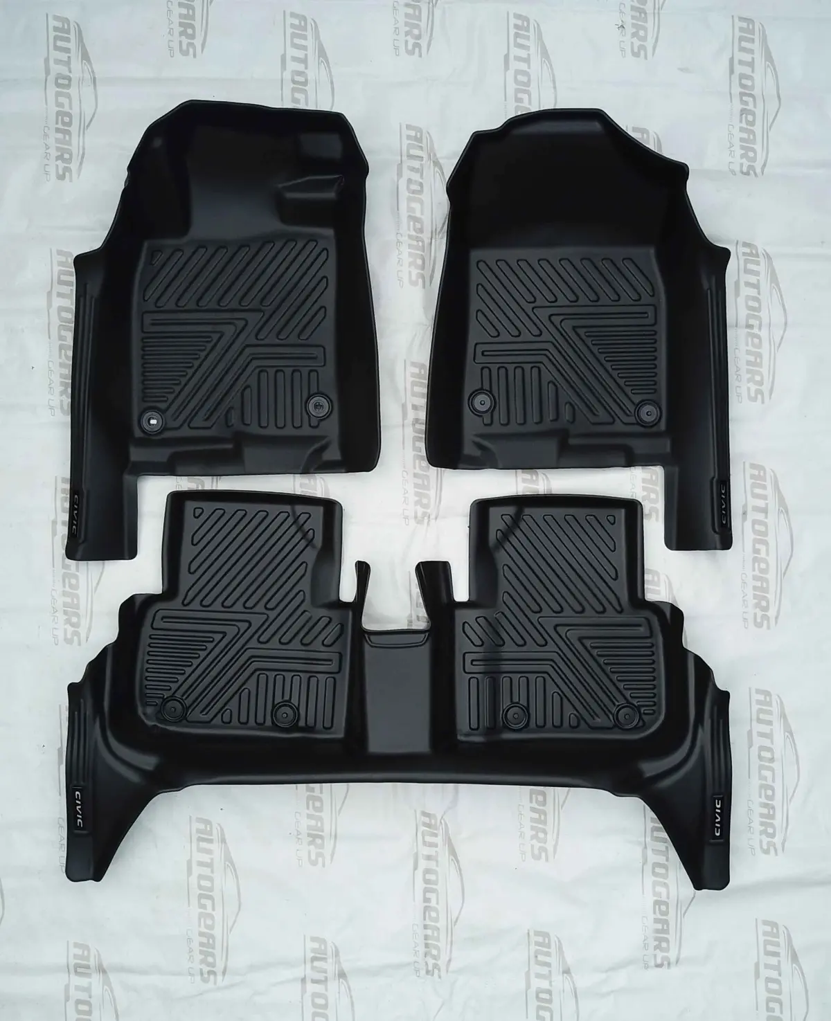 Honda Civic 11Th Gen Fe (2022 - 2026) 5D Extended Deep Dish Matting | Floor Liners V2 1