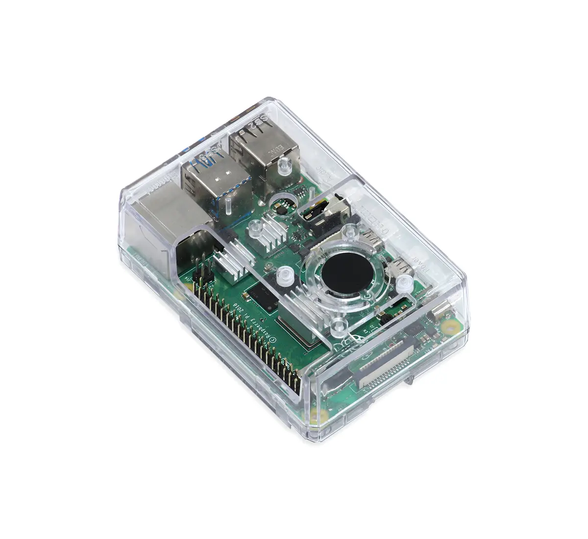 Raspberry Pi 4 Case, Clear 1