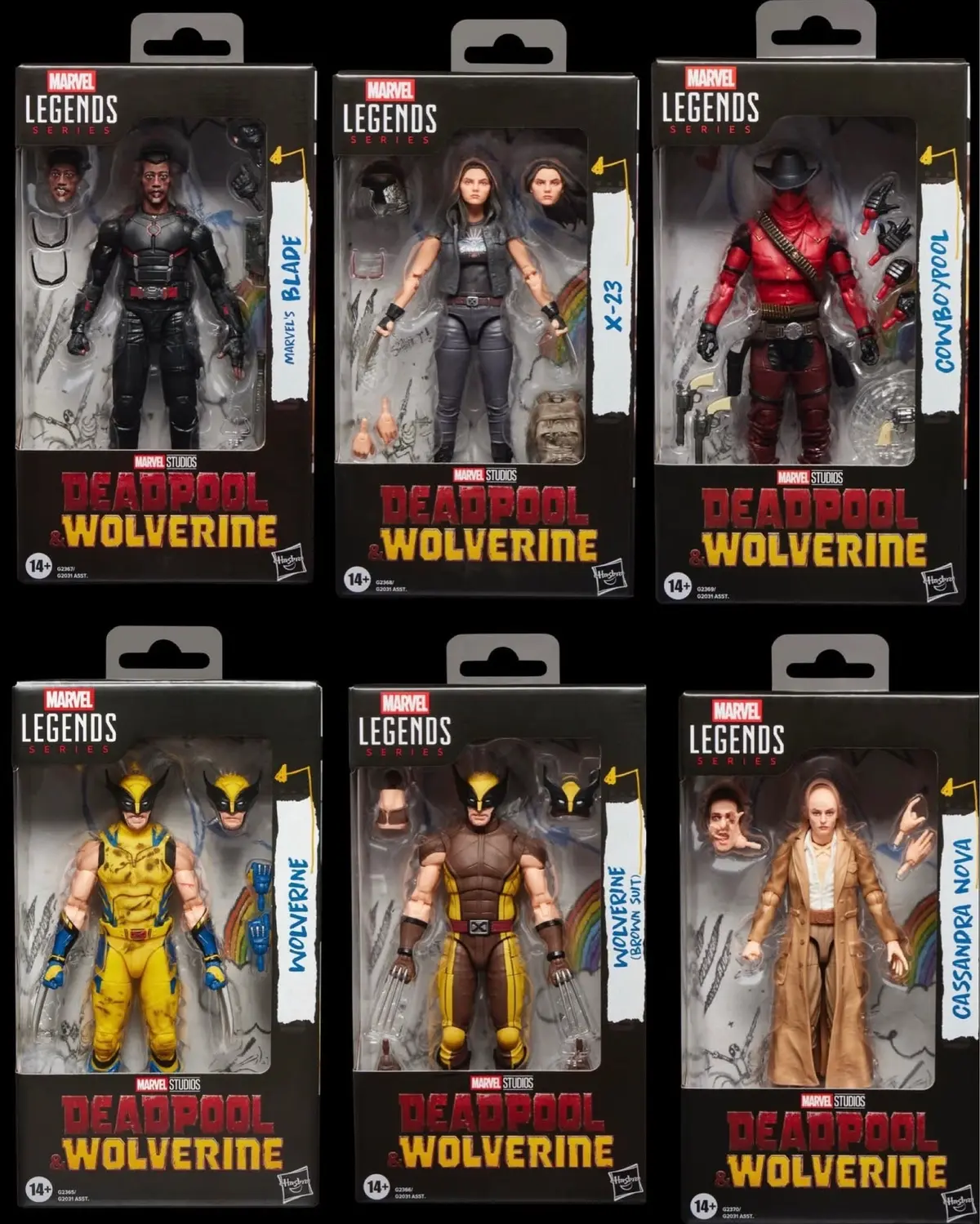 Pre-Order (Deposit) - Marvel Legends Deadpool & Wolverine Wave 2 (6 Figure Set) 1