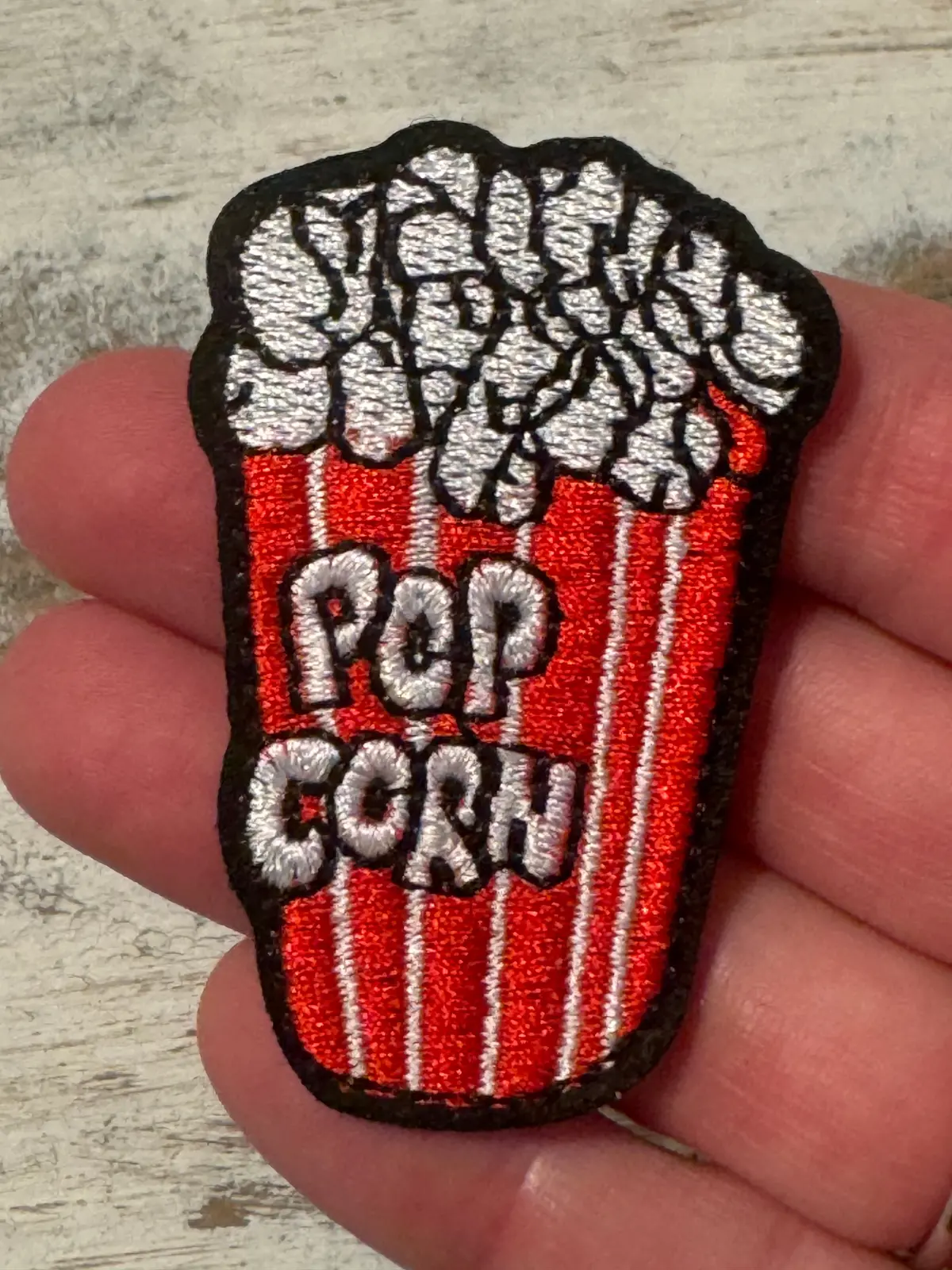 Popcorn Iron On Patch 1