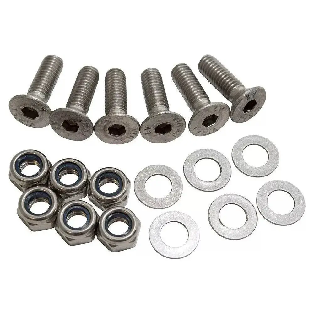 Bonnet Hood Hinge Stainless Steel Bolt Kit 1