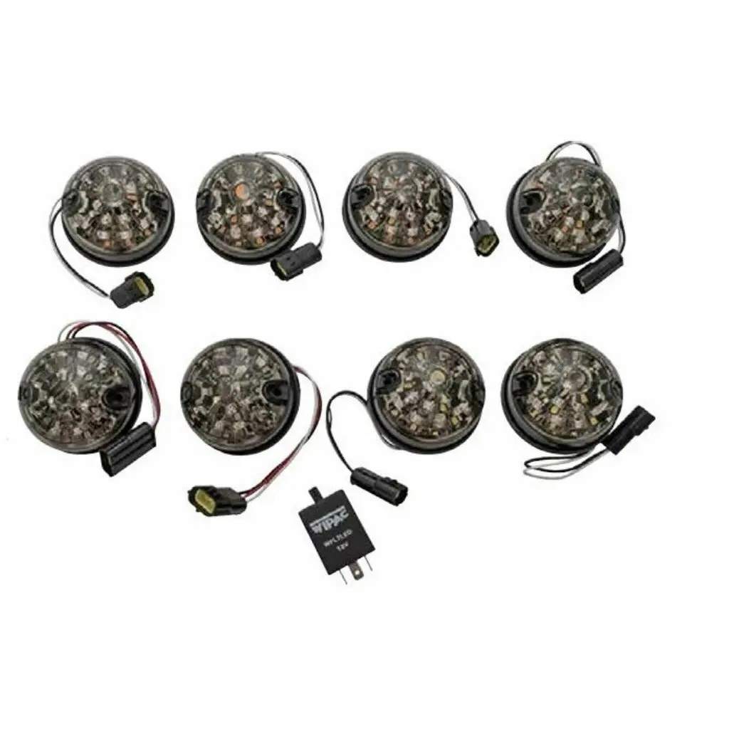 New Wipac Smoked Lens Led Light Kit For Land Rover Defender 90/110 Da1190 1