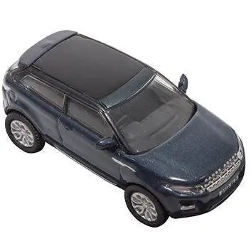 Baltic Blue Range Rover Evoque 1:76 Scale Model 1