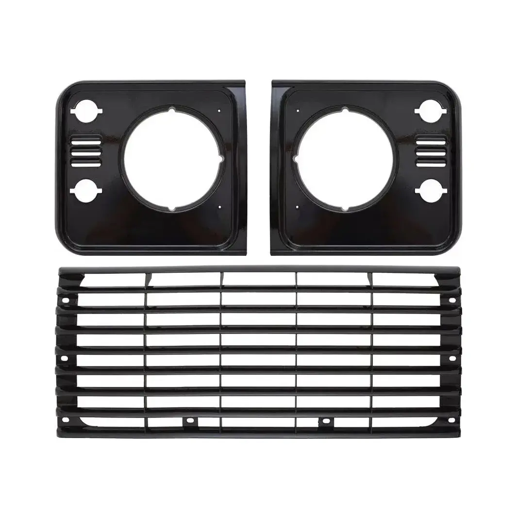 Front Grille Headlight Surround In Santorini Black 1