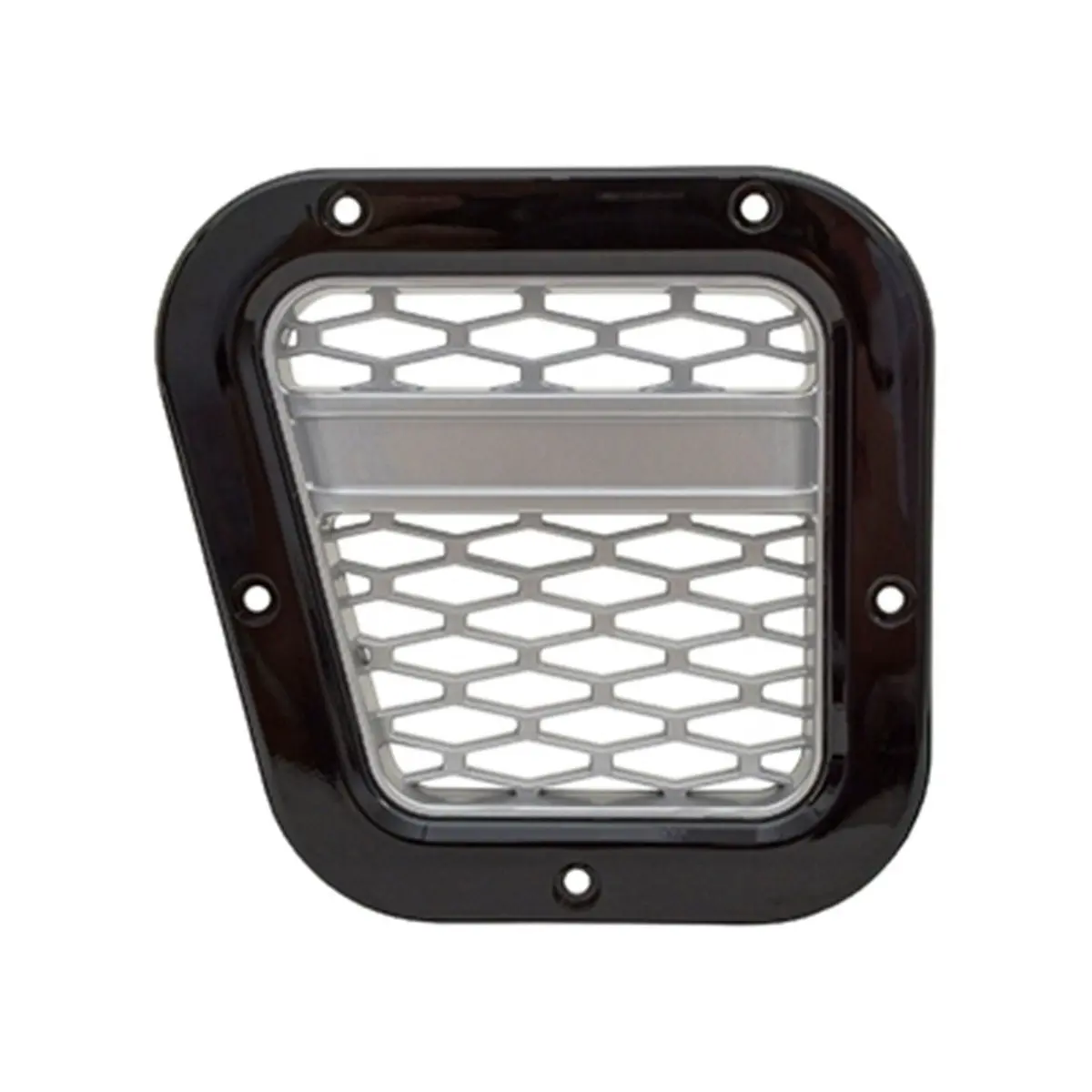 Air Intake Grille Black With Silver Mesh Left 1