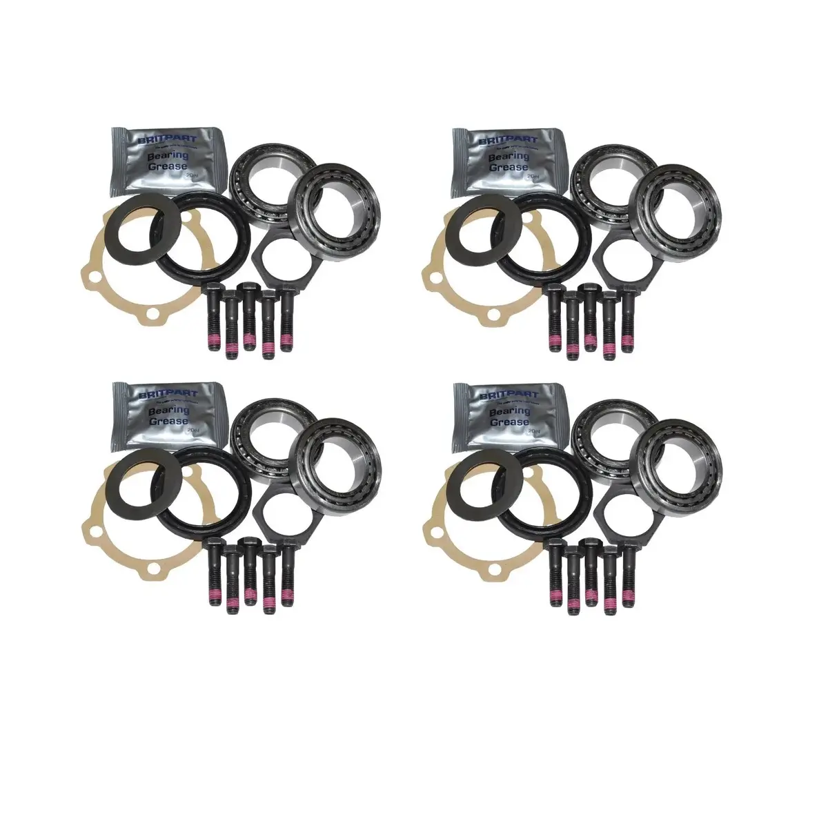 Complete Set Front And Rear Wheel Hub Bearing Kit 1