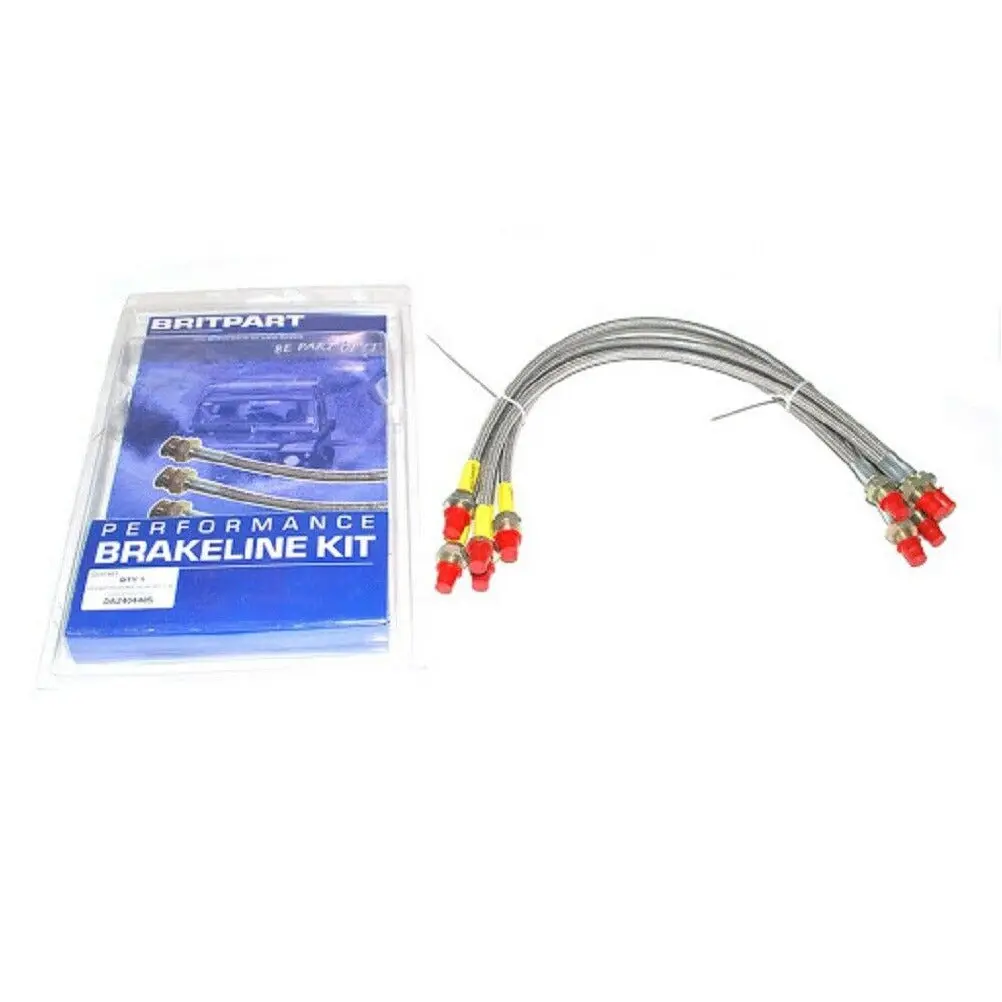 Extended Stainless Steel Braided Brake Hose Kit 1