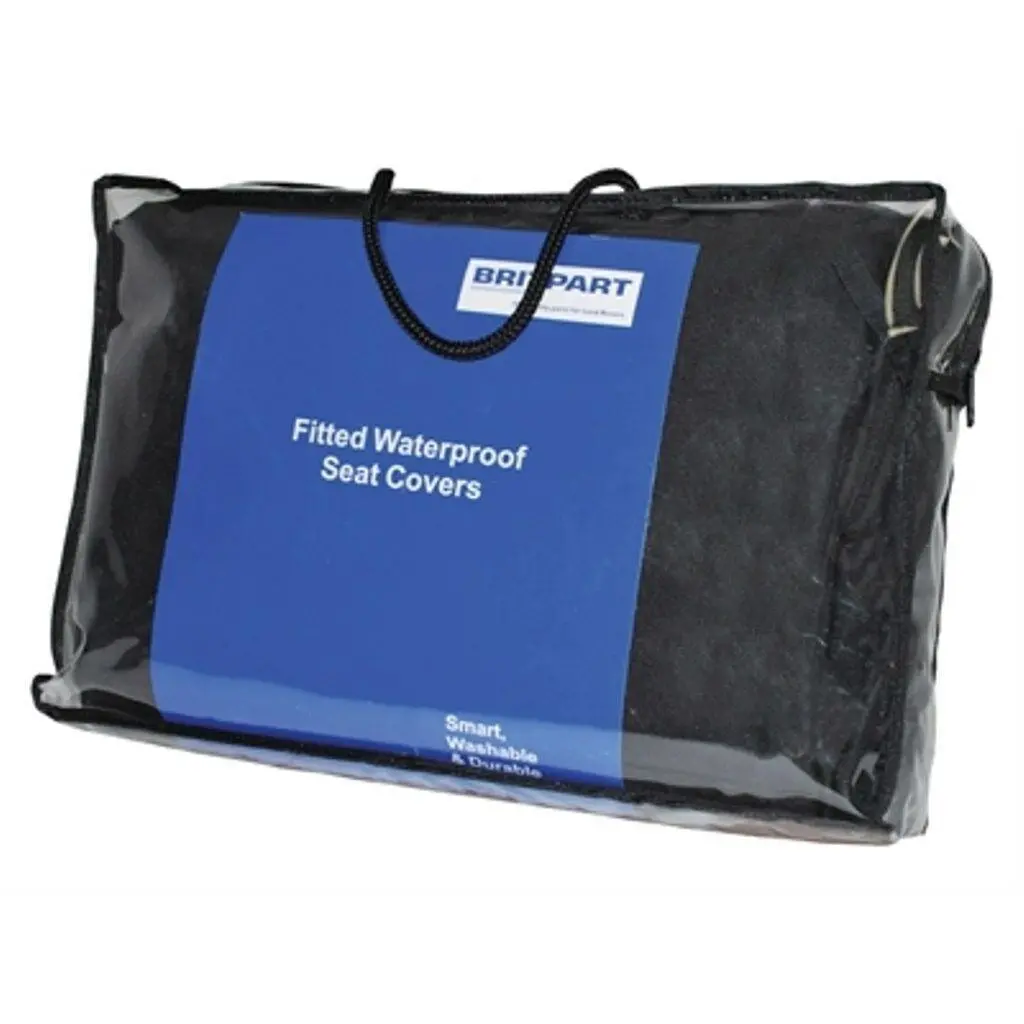 Black Rear Seat Waterproof Covers Set 1