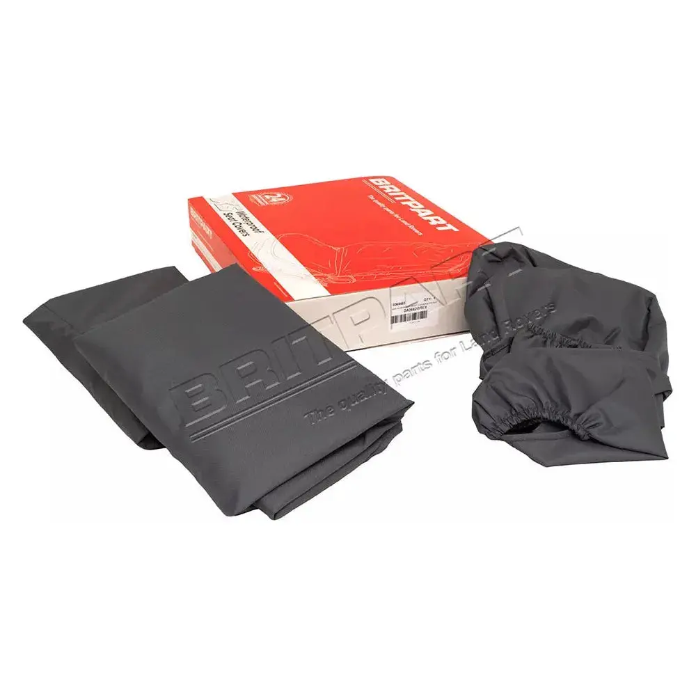 Front Waterproof Seat Cover Set Grey 1