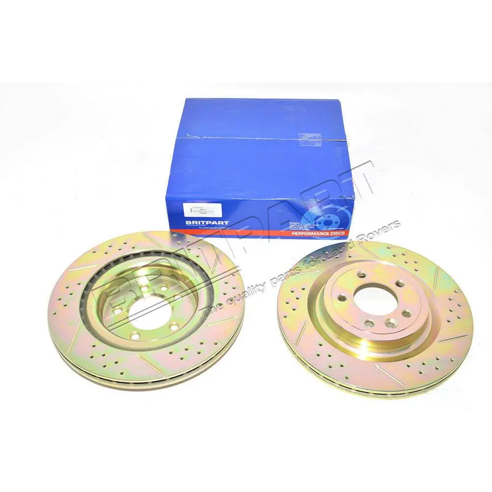Performance Rear Vented Brake Discs Pair 1