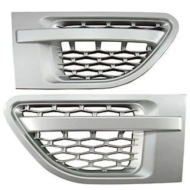 Air Intake Grille Kit Silver Finish Pair 1