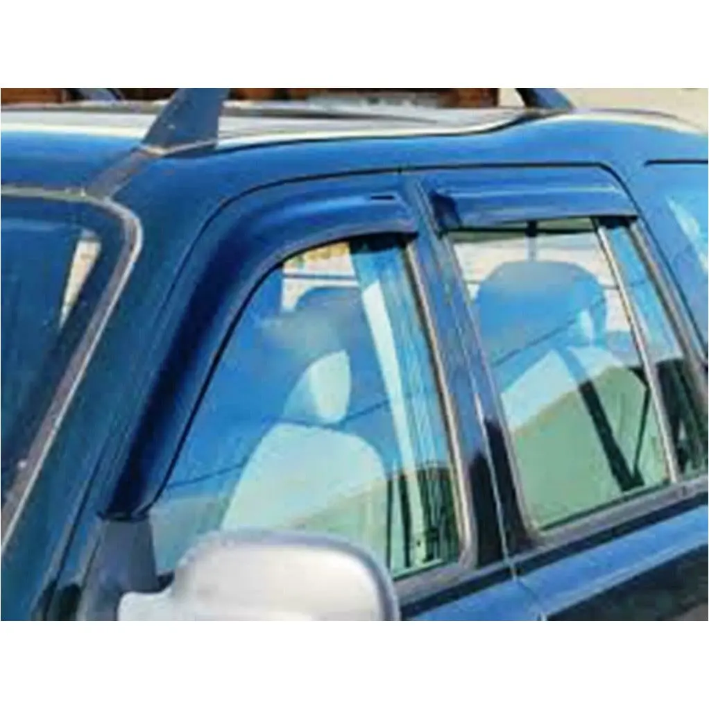 Front & Rear Wind Deflector Set 4 Pieces 1