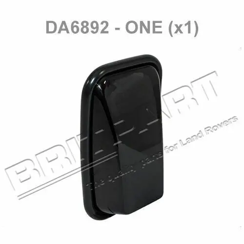 Mirror Head In Gloss Black No Arm Da6892 New 1