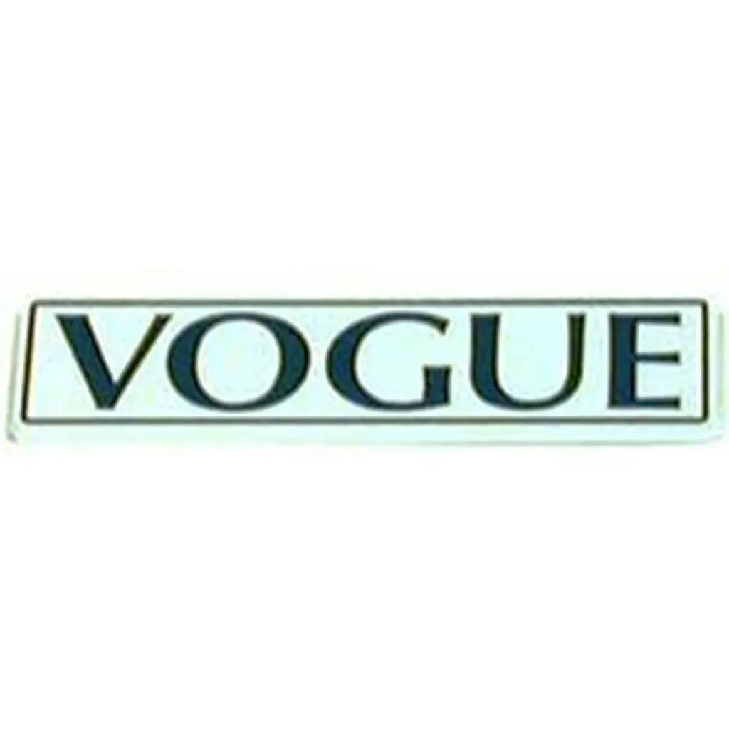 Genuine Chrome Tailgate Decal Vogue Trim 1