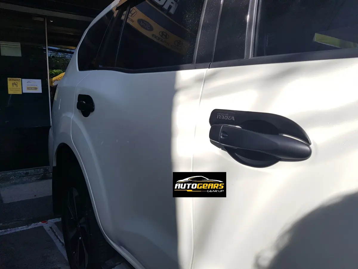 Nissan Terra (2018 - 2026) Door Bowl & Door Handle Cover Black V1 1