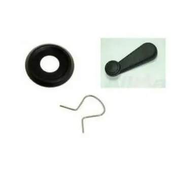 Interior Window Winder Handle + Clip + Escutcheon 1